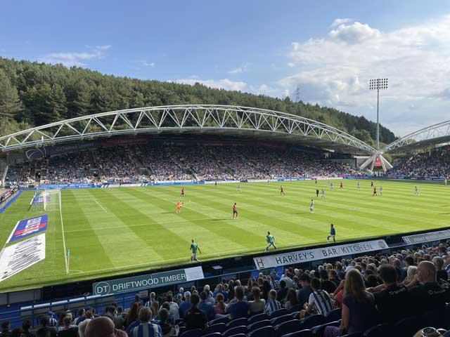 The ground for a home game against West Brom.