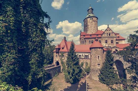 Książ is the largest castle in the Silesia region