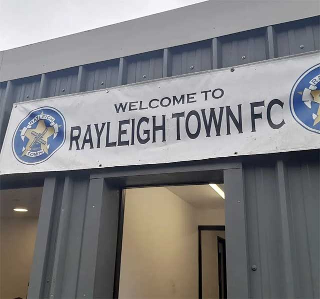 Rayleigh Town Sports Ground.