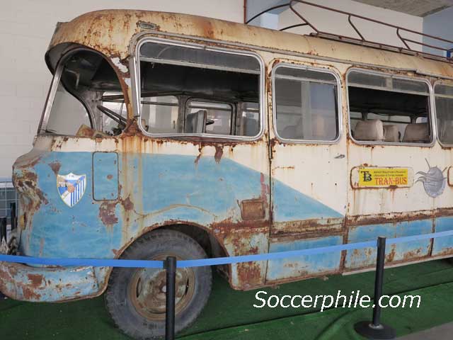 Team bus.