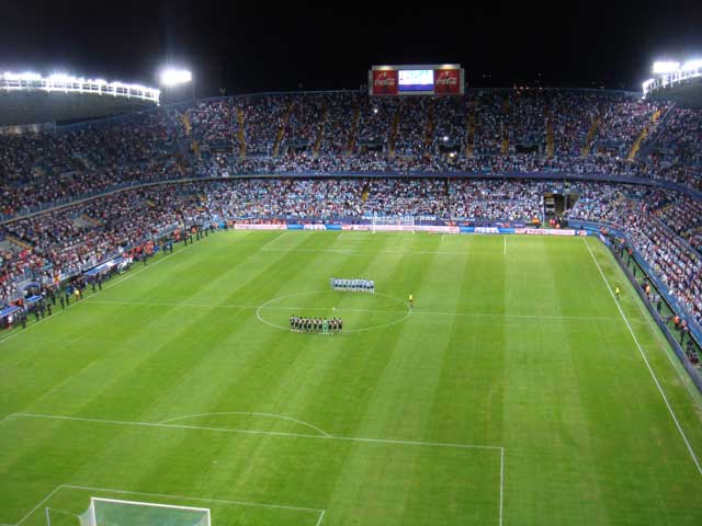 La Rosaleda Stadium.