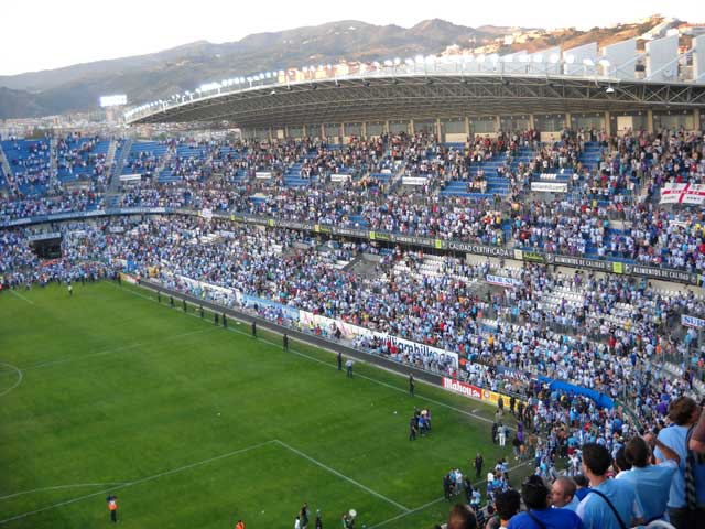 La Rosaleda Stadium.
