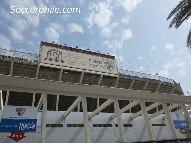 La Rosaleda Stadium.