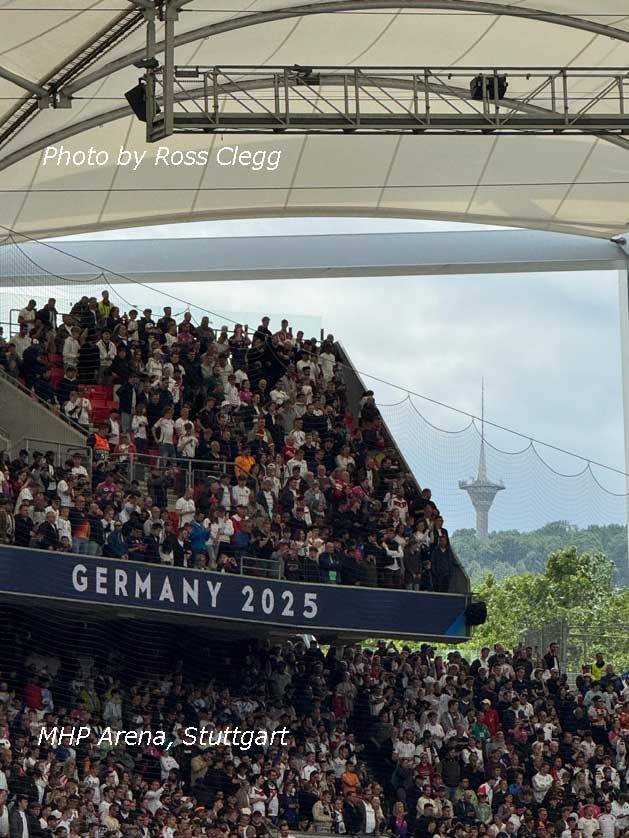 MHP Arena, Stuttgart, Germany.