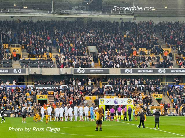 Premier League match day at Molineux.