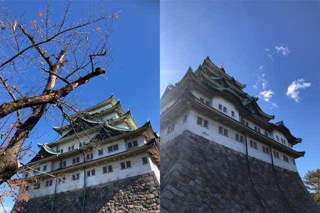 Views of Nagoya Castle.