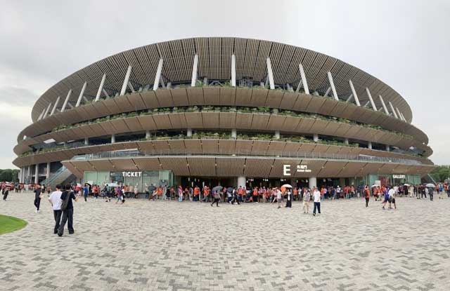 Japan National Stadium.