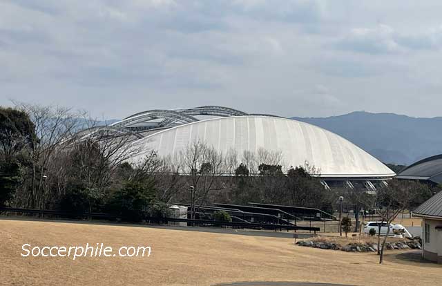 Photo of Oita stadium in 2025.