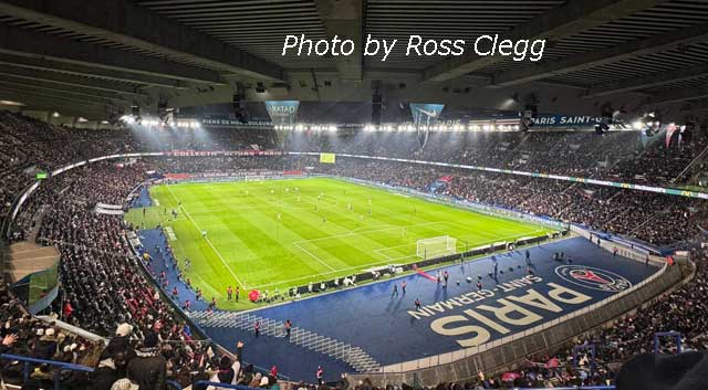 The stadium is the home of PSG.