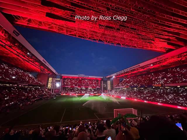 Parken Stadium in Copenhagen.