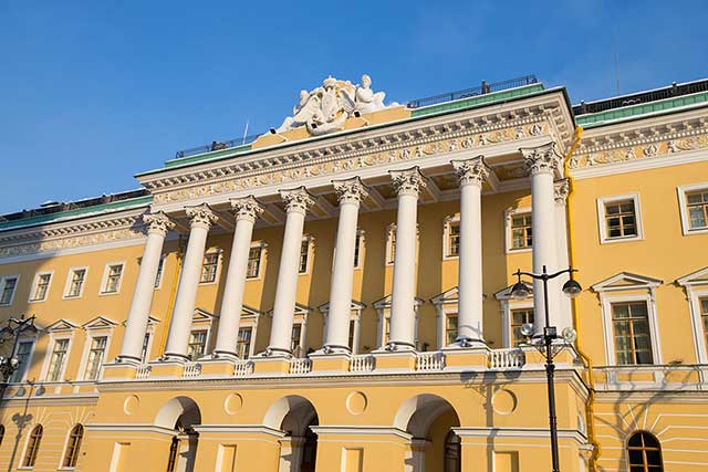 Mikhailovsky Palace, St. Petersburg, Russia.