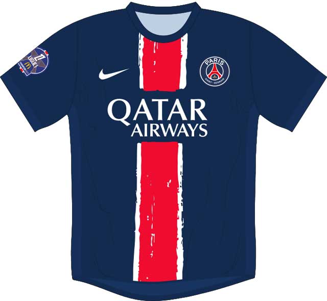 PSG shirt.