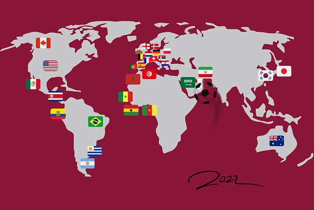 Competing Teams at Qatar 2022.