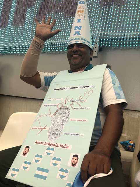 Argentina fan.