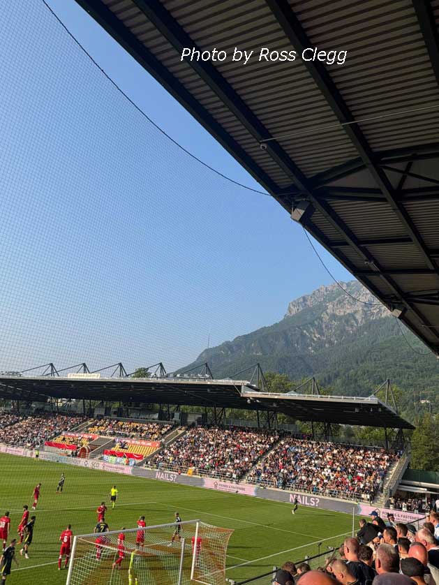 Rheinpark Stadium, Vaduz, Liechtenstein.