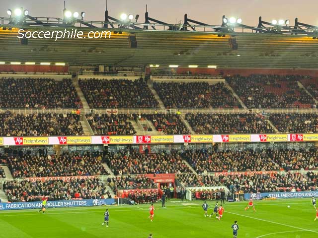 Riverside Stadium in Middlesbrough.