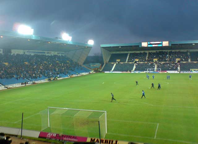 The stadium is the home of Kilmarnock FC.