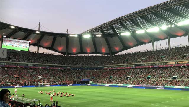 Seoul World Cup Stadium, Seoul, South Korea.