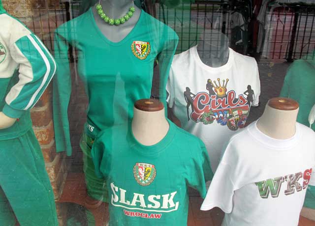 Śląsk Wrocław are the local football club.