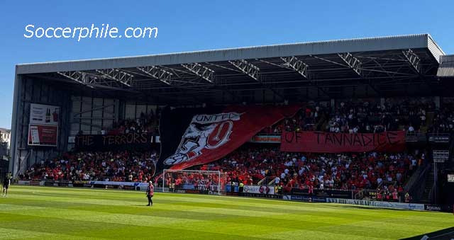 The stadium is the home of Dundee United.