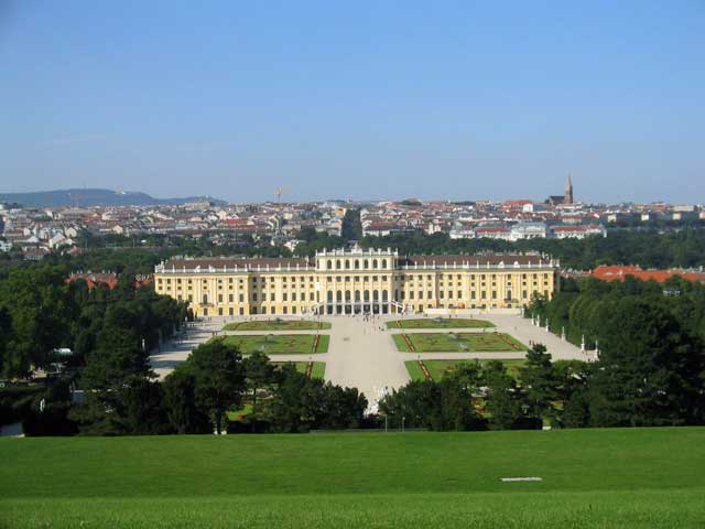Schonbrunn Palace, Vienna, Austria.