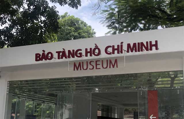 The Ho Chi Minh Mausoleum.
