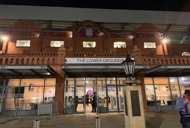 Paul Lambert at Villa Park.