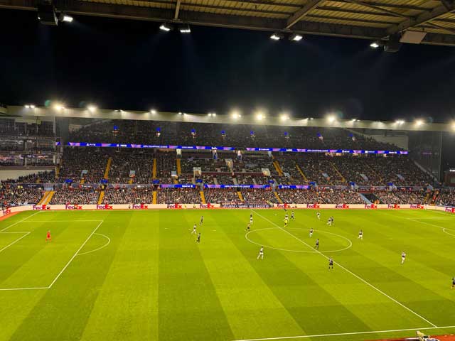 Paul Lambert at Villa Park.