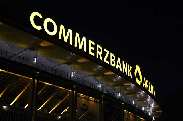 Frankfurt Stadium aka Commerzbank Arena.