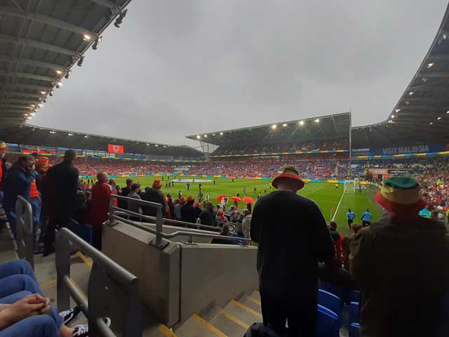 Cardiff City Stadium (Stadiwm Dinas Caerdydd).