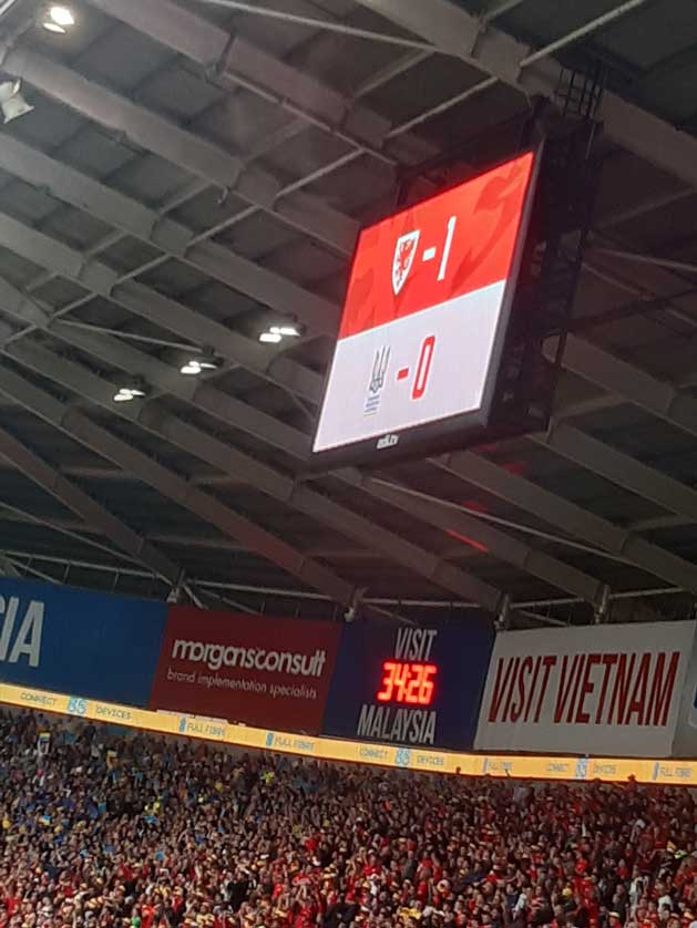 Cardiff City Stadium (Stadiwm Dinas Caerdydd).