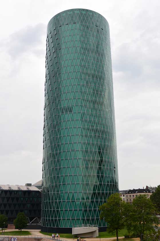 Westhafen Tower, Frankfurt, Germany.
