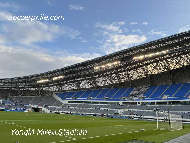 Yongin Mireu Stadium.