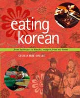 Eating Korean.