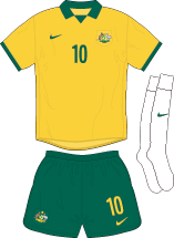 Australia team jersey kit 1 (c) Soccerphile.