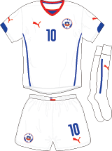 Chile team jersey kit 2 (c) Soccerphile.