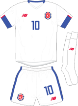 Costa Rica team jersey kit 2 (c) Soccerphile.