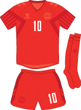 Denmark team jersey kit 1 (c) Soccerphile.