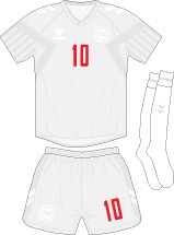 Denmark team jersey kit 2 (c) Soccerphile.