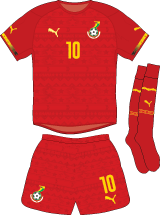 Ghana team jersey kit 2 (c) Soccerphile.