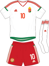Hungary team jersey kit 1 (c) Soccerphile.