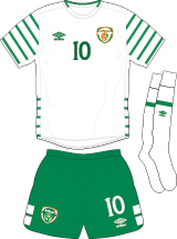 Republic of Ireland team jersey kit 1 (c) Soccerphile.