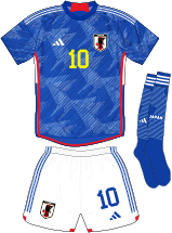Japan team jersey kit 1 (c) Soccerphile.