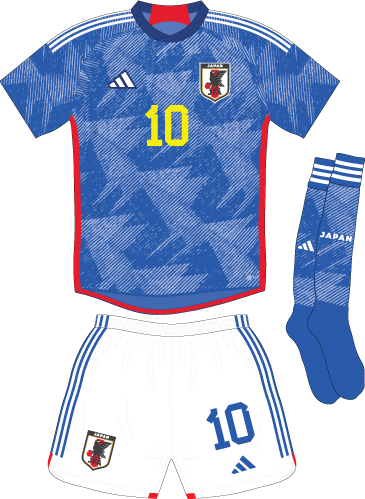 Japan home jersey 2022.