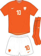 Netherlands team jersey kit 1 (c) Soccerphile.