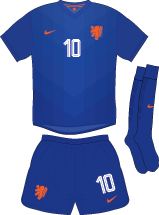 Netherlands team jersey kit 2 (c) Soccerphile.