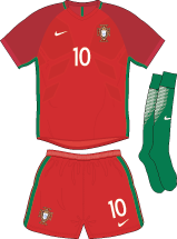 Portugal team jersey kit 1 (c) Soccerphile.