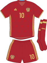 Russia team jersey kit 1 (c) Soccerphile.