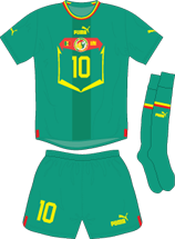 Senegal team jersey kit 2 (c) Soccerphile.