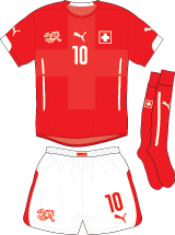 Switzerland team jersey kit 1 (c) Soccerphile.